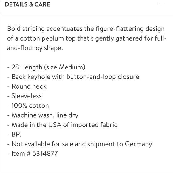 BP Halter Peplum Top - Picture 4 of 4